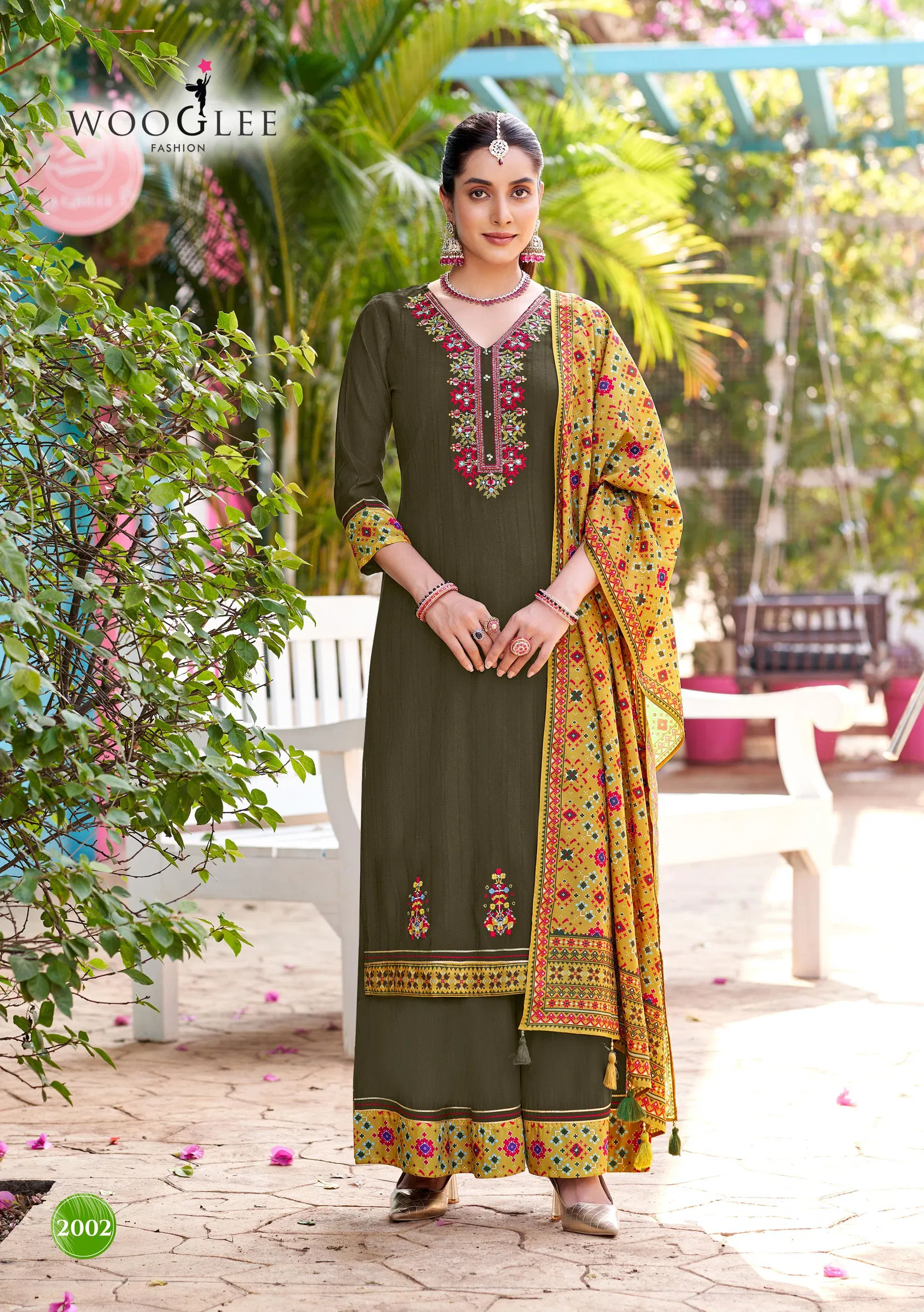 Prarambh By Wooglee Modal Weaving Kurti With Bottom Dupatta Orders In India